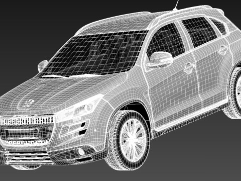 Peugeot 4008 2013 3D Model