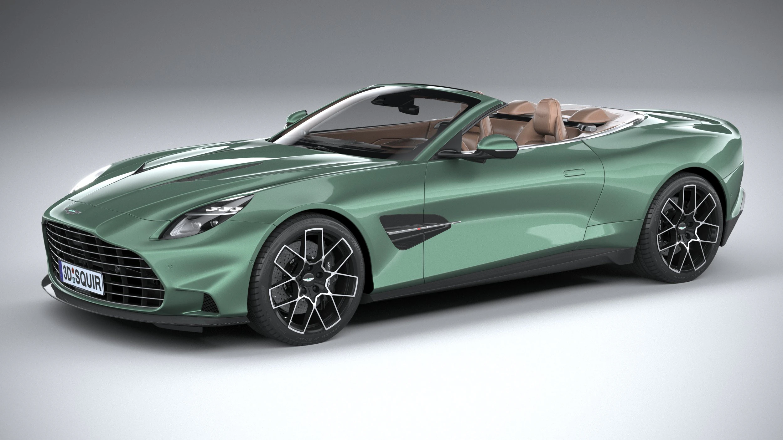 Aston Martin Vanquish Volante 2026 3D Model .c4d .max .obj .3ds .fbx .stl .blend 