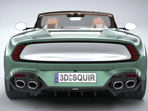 Aston Martin Vanquish Volante 2026 3D Model