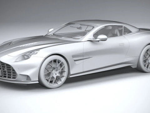 Aston Martin Vanquish Volante 2026 3D Model