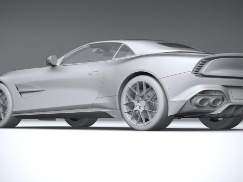 Aston Martin Vanquish Volante 2026 3D Model