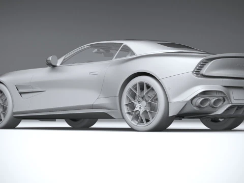 Aston Martin Vanquish Volante 2026 3D Model