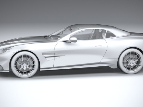 Aston Martin Vanquish Volante 2026 3D Model