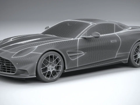 Aston Martin Vanquish Volante 2026 3D Model