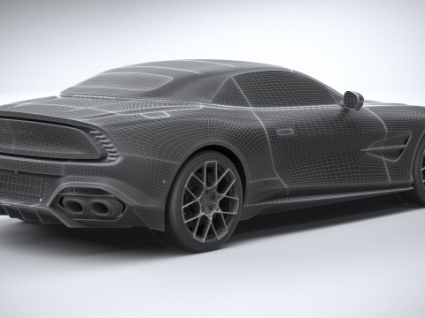 Aston Martin Vanquish Volante 2026 3D Model