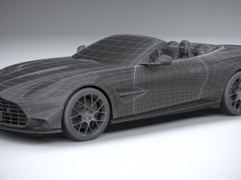 Aston Martin Vanquish Volante 2026 3D Model