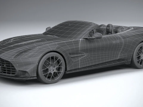 Aston Martin Vanquish Volante 2026 3D Model
