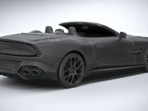 Aston Martin Vanquish Volante 2026 3D Model