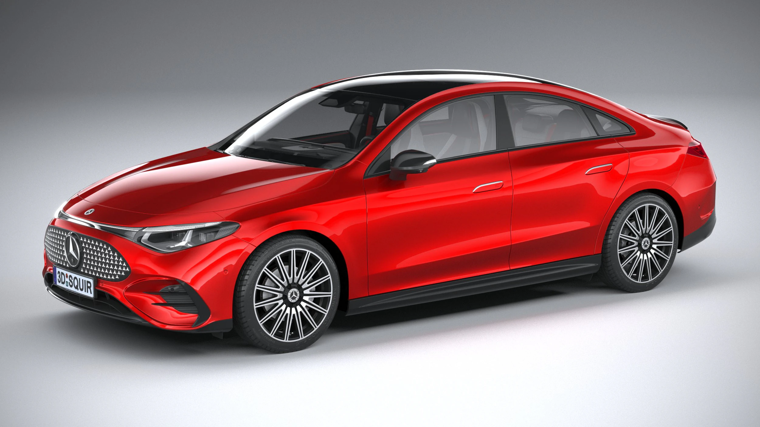 Mercedes-Benz CLA 2026 3D Модель .c4d .max .obj .3ds .fbx .stl .blend 