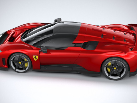 Ferrari F80 2025 LowPoly 3D Model
