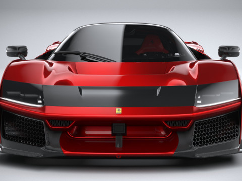 Ferrari F80 2025 LowPoly 3D Model