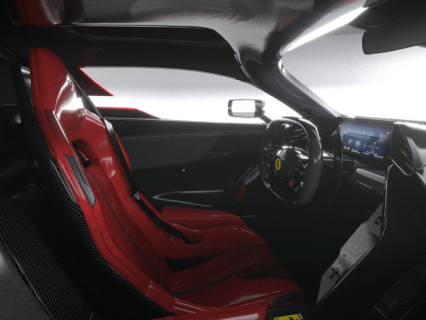 Ferrari F80 2025 LowPoly 3D Model