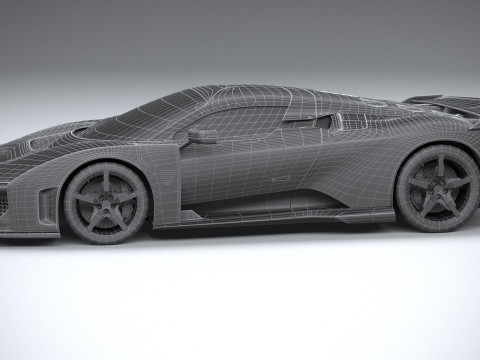 Ferrari F80 2025 LowPoly 3D Model
