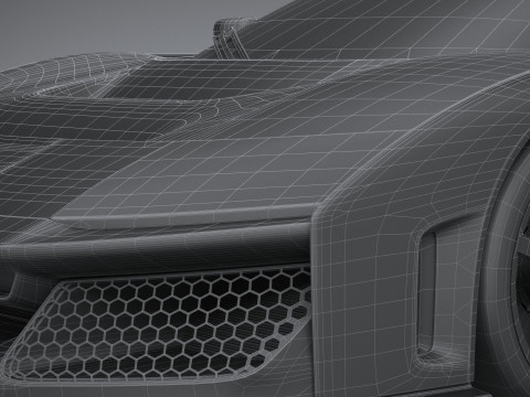 Ferrari F80 2025 LowPoly 3D Model