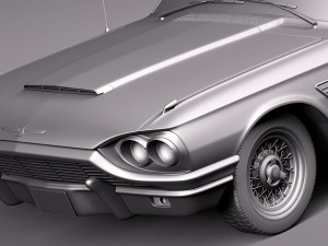 Thunderbird 1965 Convertible 3D Model