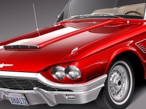 Thunderbird 1965 Convertible 3D Model