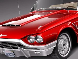Thunderbird 1965 Convertible 3D Model