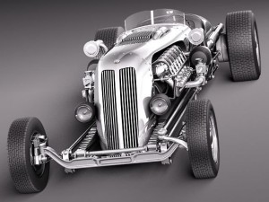 Jay Leno Tank Car Hot Rod 3D Модель