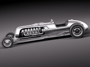 Jay Leno Tank Car Hot Rod 3D Модель