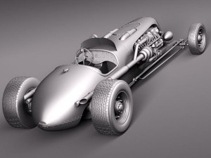 Jay Leno Tank Car Hot Rod 3D Модель