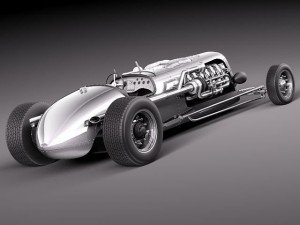 Jay Leno Tank Car Hot Rod 3D Модель