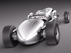 Jay Leno Tank Car Hot Rod 3D Модель