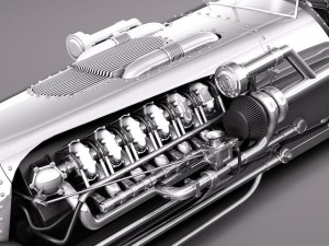 Jay Leno Tank Car Hot Rod 3D Модель