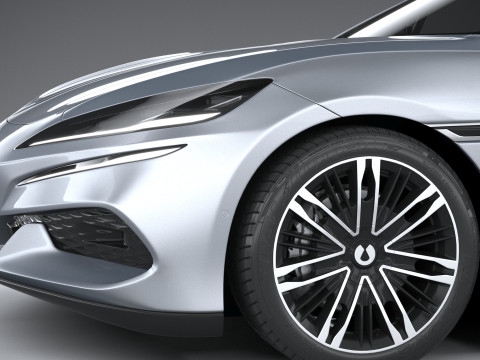 BYD Denza Z9 GT 2025 3D Model