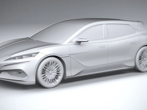 BYD Denza Z9 GT 2025 3D Model