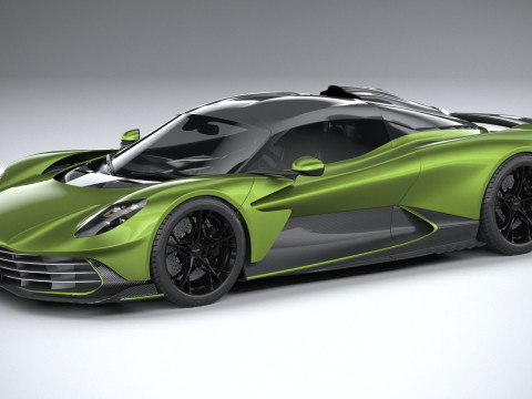 Aston Martin Valhalla 2026 LowPoly 3D-Modell