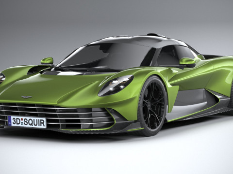Aston Martin Valhalla 2026 LowPoly 3D Model