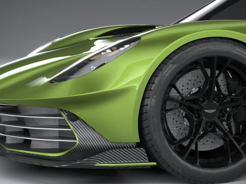 Aston Martin Valhalla 2026 LowPoly Modello 3D