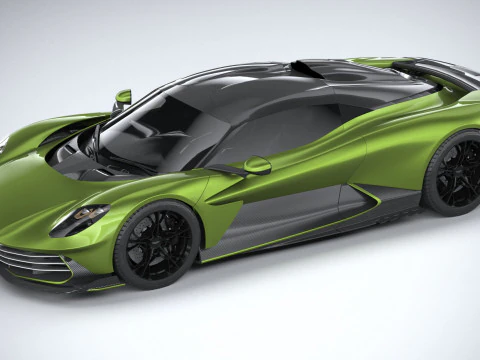 Aston Martin Valhalla 2026 LowPoly Modello 3D