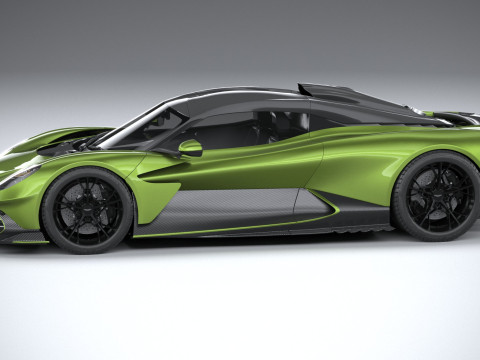 Aston Martin Valhalla 2026 LowPoly 3D Model