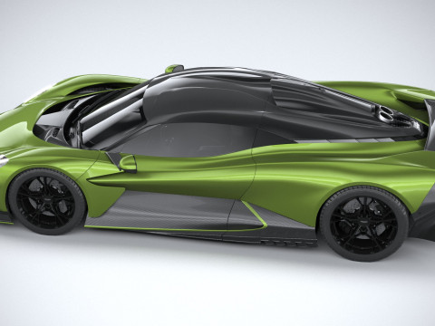 Aston Martin Valhalla 2026 LowPoly 3D Model