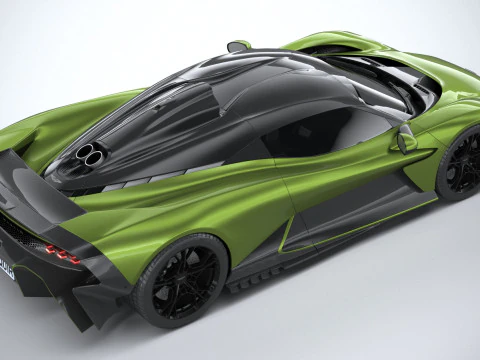 Aston Martin Valhalla 2026 LowPoly Modello 3D