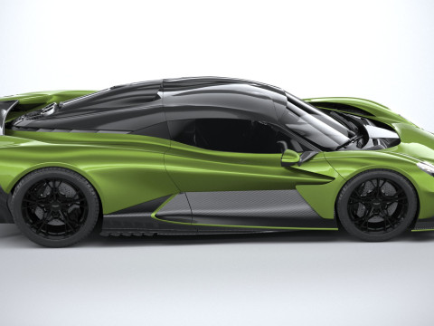Aston Martin Valhalla 2026 LowPoly 3D Model