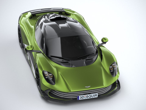 Aston Martin Valhalla 2026 LowPoly 3D Model
