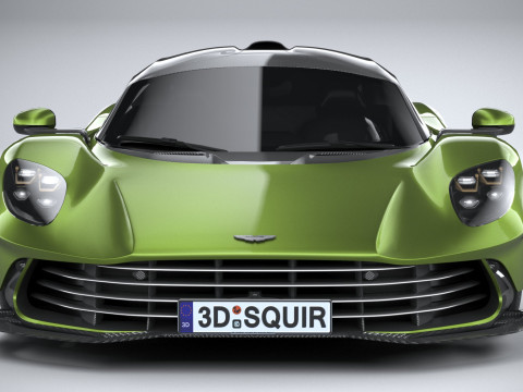Aston Martin Valhalla 2026 LowPoly 3D Model