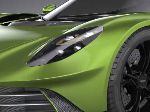 Aston Martin Valhalla 2026 LowPoly 3D Model