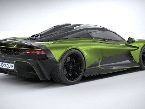 Aston Martin Valhalla 2026 LowPoly 3D Model