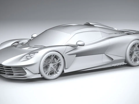 Aston Martin Valhalla 2026 LowPoly Modello 3D