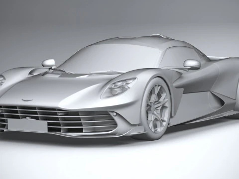 Aston Martin Valhalla 2026 LowPoly Modello 3D