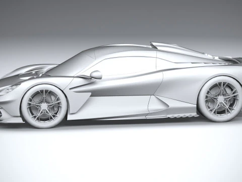 Aston Martin Valhalla 2026 LowPoly Modello 3D