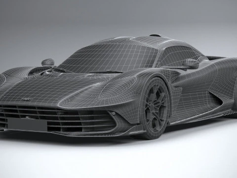Aston Martin Valhalla 2026 LowPoly Modello 3D