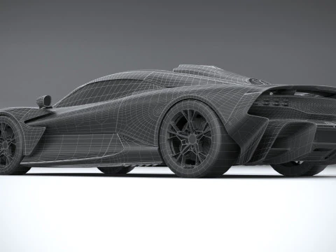 Aston Martin Valhalla 2026 LowPoly Modello 3D