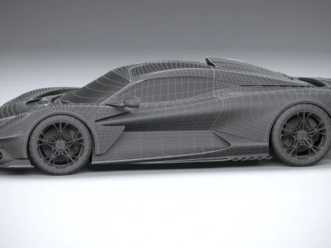 Aston Martin Valhalla 2026 LowPoly Modello 3D