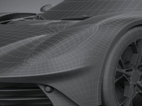 Aston Martin Valhalla 2026 LowPoly Modello 3D