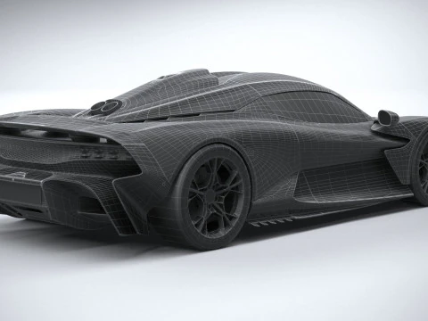 Aston Martin Valhalla 2026 LowPoly Modello 3D