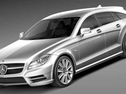 Mercedes-Benz CLS Shooting Brake 2013 3D Model